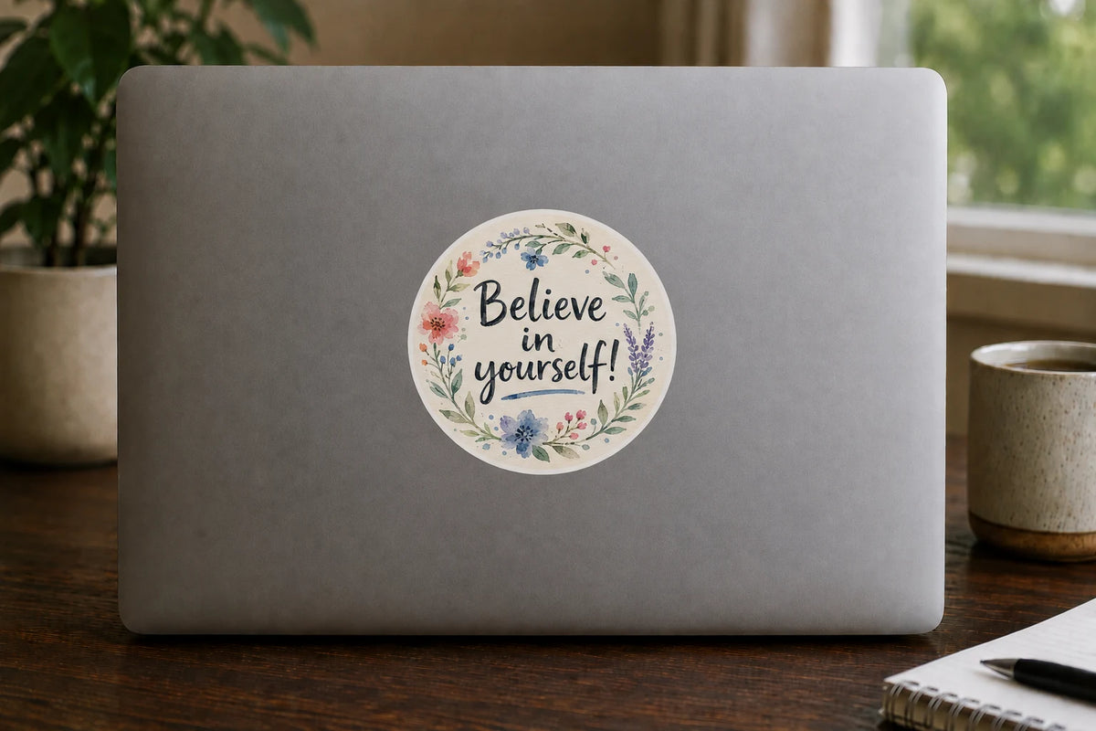 Believe in yourself Vinyl Sticker