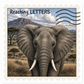 Elephant Stamp Vinyl Sticker