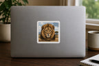 Lion Stamp Vinyl Sticker