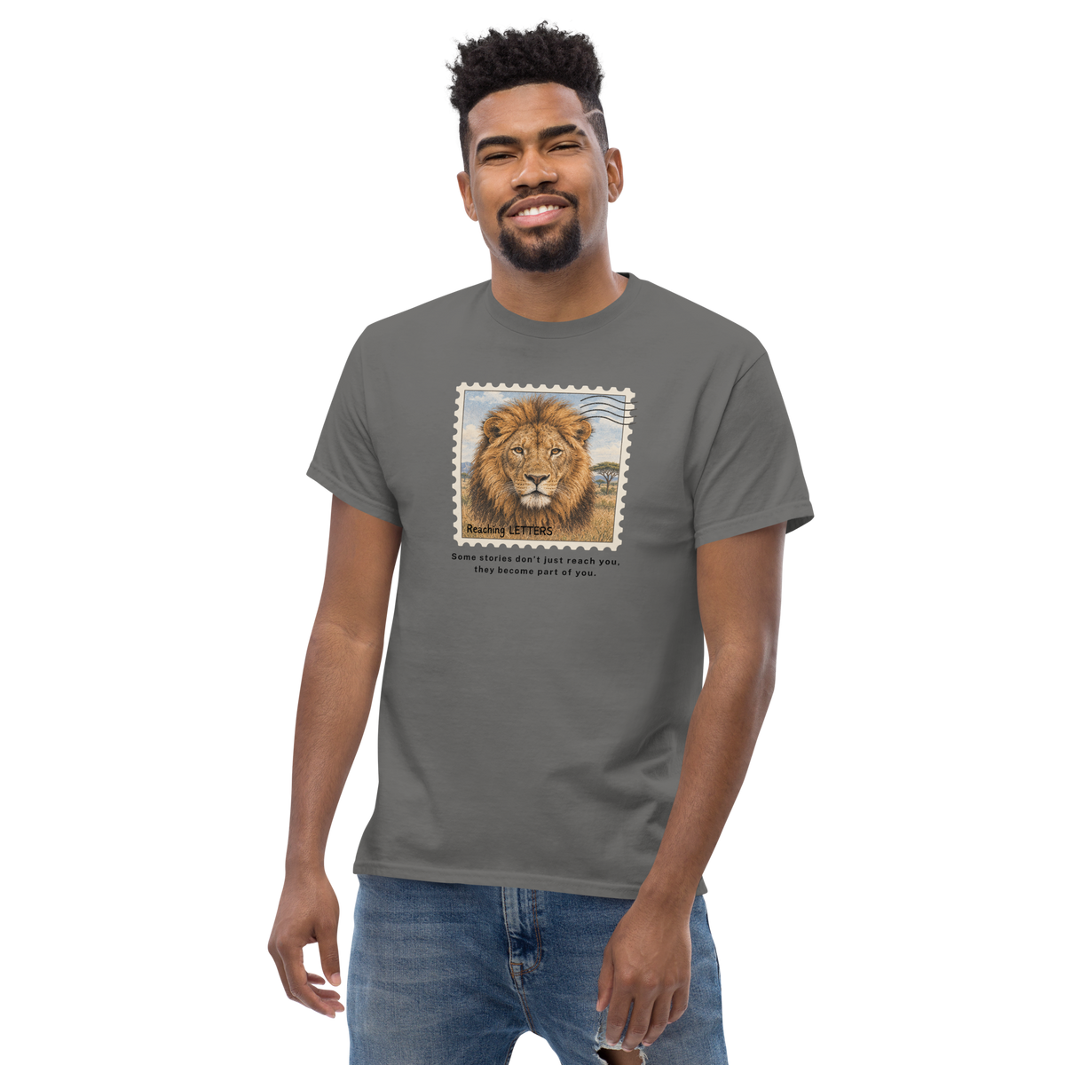 Unisex classic tee - Lion Stamp